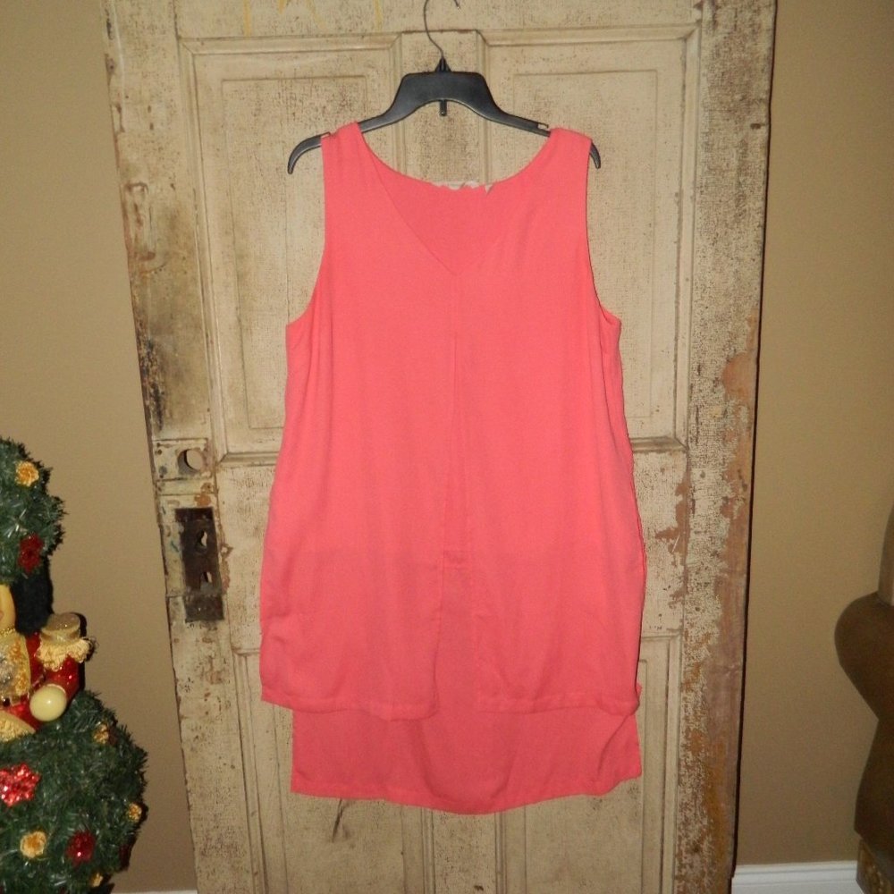 Soft Surroundings High Low Sleeveless Top Blouse Size L (DD-1)